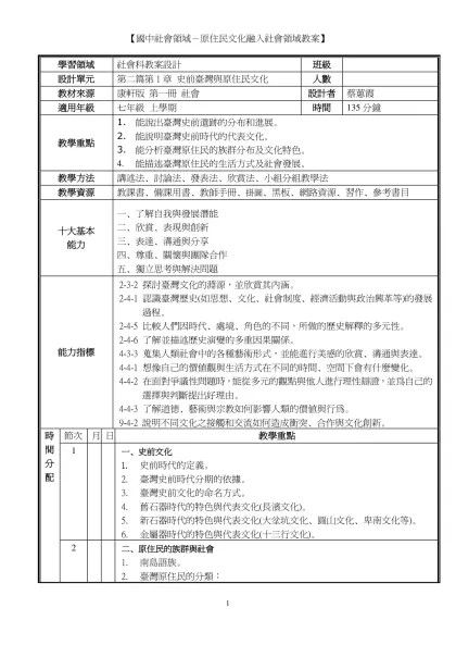 社會科教案設計-學習領域-社會科教案設計班級設計單元