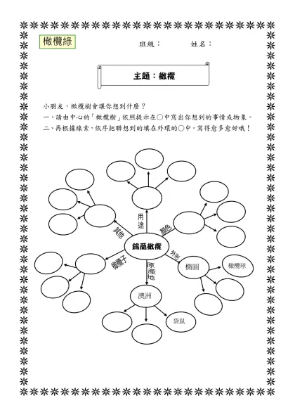 【童詩學習單】 班級： 姓名：-班級： 姓名：