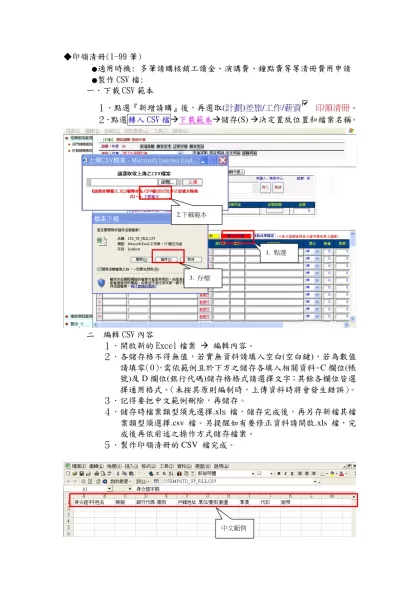 ◆印領清冊-◆印領清冊(1-99筆)