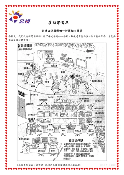 公共電視參訪學習單(for國小5年級以上)-參訪學習單